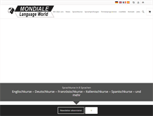 Tablet Screenshot of mondiale.de