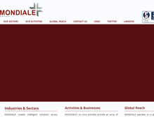 Tablet Screenshot of mondiale.com