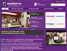 Tablet Screenshot of mondiale.be